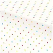 obrus papierowy kropki kolorowe maki 180 x 120 cm