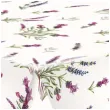 obrus papierowy kwiat lawendy mix maki 180 x 120 cm
