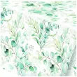 obrus papierowy liscie eukaliptusa bialy maki 180 x 120 cm