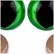 oczka bezpieczne kocie oczy zielone stoklasa 14 mm 2 szt