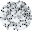 oczka samoprzylepne ruchome i wylupiaste 4 mm 200 szt