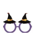 okulary halloweenowe kapelusze wiedzmy fioletowe 3 szt