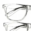 okulary party bibliotekarka retro srebrne boland 3 szt