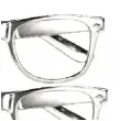 okulary party bibliotekarka retro srebrne boland 3 szt