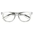 okulary party bibliotekarka retro srebrne boland 3 szt