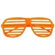 okulary party disco pomaranczowe widmann