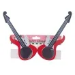 okulary party gitary czerwone funny fashion