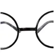 okulary party harry potter czarne amscan