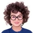 okulary party harry potter okragle czarny partypal