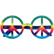 okulary party hipis pacyfki teczowy boland 3 szt