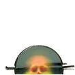 okulary party holograficzne czaszki 3d smiffys