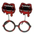 okulary party krwawe usta halloween godan
