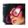 okulary party mega serca czerwone