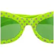 okulary party modne groszki zielone funny fashion