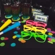 okulary party neonowe rozowy arpex