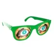 okulary party oczy z efektem 3d zielone kemis