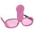 okulary party penis brokatowy rozowy folat