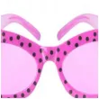 okulary party pink with black