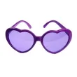 okulary party serduszka purpurowe