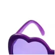 okulary party serduszka purpurowe