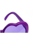 okulary party serduszka purpurowe