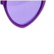 okulary party serduszka purpurowe