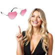 okulary party serduszka rozowe funny fashion