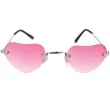 okulary party serduszka rozowe funny fashion