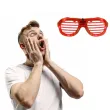 okulary party swiecace disco czerwone godan