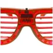 okulary party swiecace disco czerwone godan