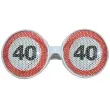 okulary party urodziny 40 traffic birthday fynny fashion