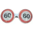 okulary party urodziny 60 traffic birthday fynny fashion