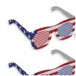 okulary party usa amerykanskie flagi papierowe 6 szt