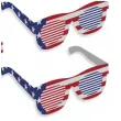 okulary party usa amerykanskie flagi papierowe 6 szt