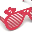 okulary party walentynkowe serca papierowe 6 szt