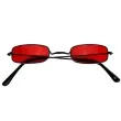 okulary party wampir halloween czerwony widmann