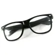 okulary party wayfarer zerowki czarne