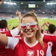 okulary plastikowe flaga polski na mundial mecz marsz swieto konstytucji niepodleglosci
