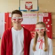 okulary plastikowe flaga polski na mundial mecz marsz swieto konstytucji niepodleglosci