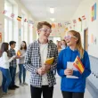 okulary plastikowe flaga wielkiej brytanii na mundial mecz dzien jezykow do szkoly anglia uk