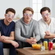 okulary plastikowe flaga wielkiej brytanii na mundial mecz dzien jezykow do szkoly anglia uk