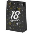 opakowanie na prezenty papierowa torba prezentowa 18 urodziny glamour osiemnastka 40x30x10