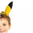 opaska na glowe dla dzieci pikachu z uszami zolta