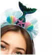 opaska na glowe syrena dodatek do stroju na karnawal z muszelkami rozgwiazda i ogonem