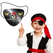 opaska na oko piracka czaszka folat 8 szt