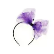 opaska party kokarda tiulowa fioletowa