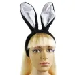 opaska party kroliczek czarno bialy