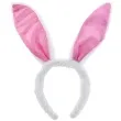 opaska party krolik rozowy pluszowy