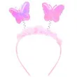opaska party motylek z puszkiem rozowa partypal