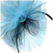opaska party pompon tiulowy niebiesko czarny